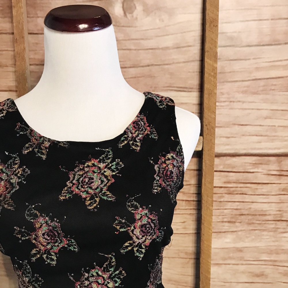 Floral Mesh Dress